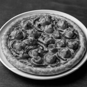 Chilly Paneer Pizza.