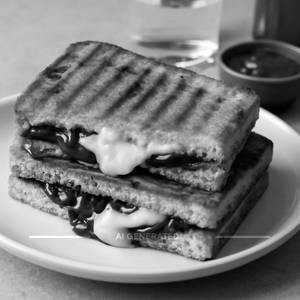 Cheese chocolate sandwich