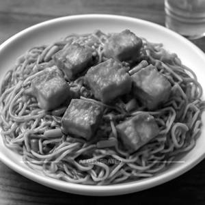 Paneer Manchurian Noodles