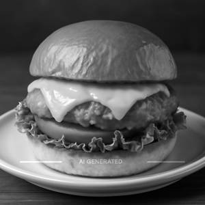 Stretchy Cheese Chicken Burger