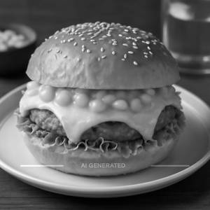 Cheese corn burger