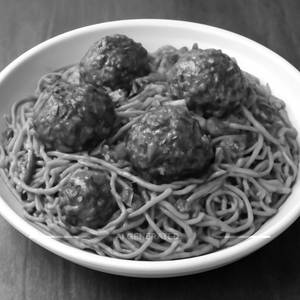 Veg Manchurian Noodles