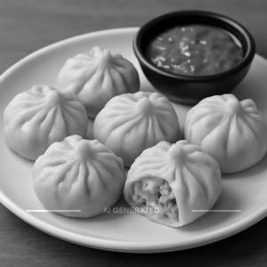 Veg Steamed Momos [ 6 Pcs ]