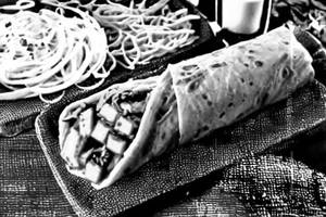 Paneer noodles roll