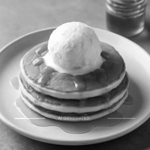 Honey with Vanilla Ice Cream Pan Cake (3 Pcs)