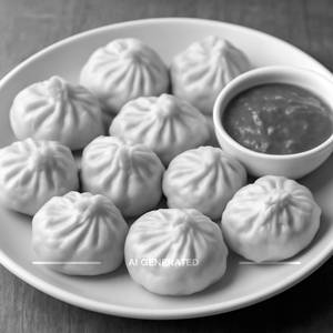 Veg Steamed Momos [10 Pieces]
