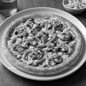 Corn Mushroom Pizza