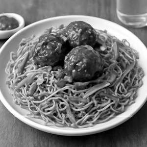 Veg Manchurian Noodles