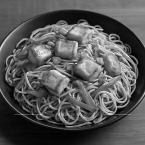 Paneer noodles