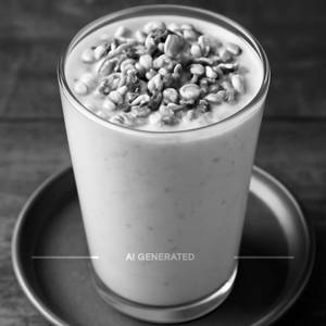 Kaju gulkand thickshake