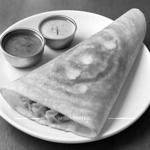 Butter masala dosa