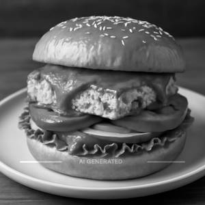 Royal paneer grilled burger