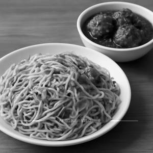 Veg noodles + veg manchurian