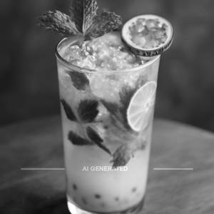 Blue heaven mojito