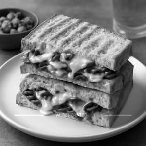 Mushroom Cheese Sandwich