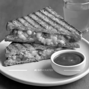 Veg Cheese Corn Grill Sandwich