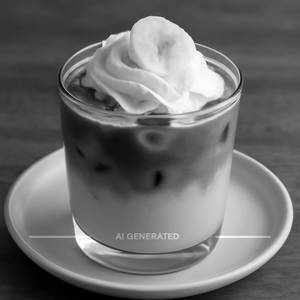 Banana cream iced latte