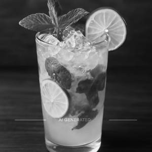 Lime and mint mojito