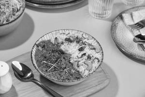 Murgh Kali Mirchi With Rice Bowl
