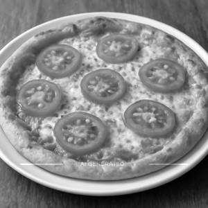 Tomato cheese pizza