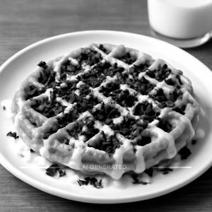 Cookie and Cream Waffle