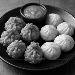 Chicken Momos [Fried] [8 Pcs]