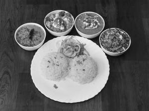 Chicken thali