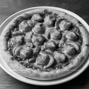 Paneer barbeque pizza