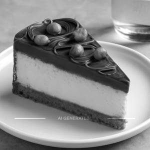 Nutella Cheesecake Slice