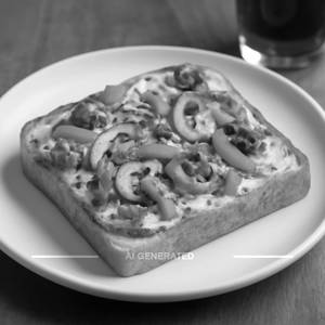 Open Pizza Sandwich