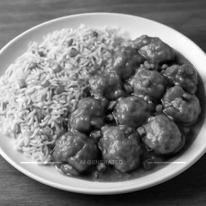 Chicken Manchurian Rice