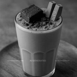 Brownie kitkat thick shake