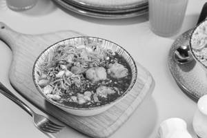 Chicken Noodles With Manchurian Bowl