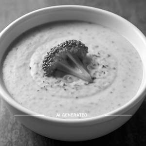 Cream of broccoli soup