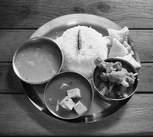 Paneer thali