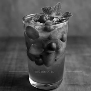 Cranberry mojito