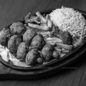 Mushroom tikka sizzler