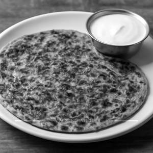 Mixed Paratha With Curd