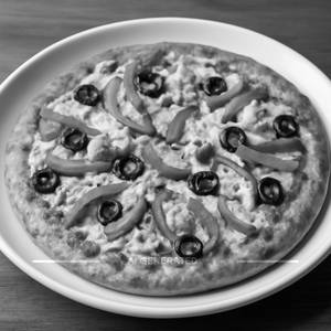 Vegetable cheese pizza