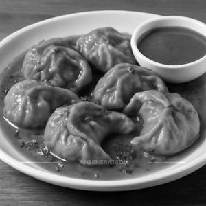Chicken Schezwan Momo [6 Pieces]
