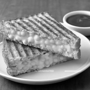 Cheese And Corn Sandwich