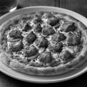 Chicken tikka pizza