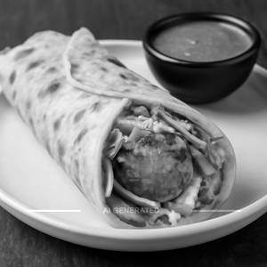 Aloo Tikki Wrap