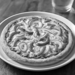 Capsicum And Onion Cheese Pizza
