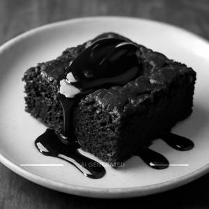 Dark chocolate brownie