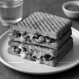 Mushroom Cheese Grilled Sandwich