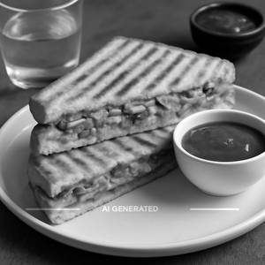 Veg Schezwan Grilled Sandwich
