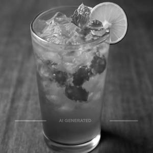 Blue Virgin Mojito