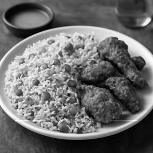 Veg Rice & Chili Chicken