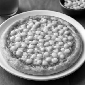Golden corn pizza